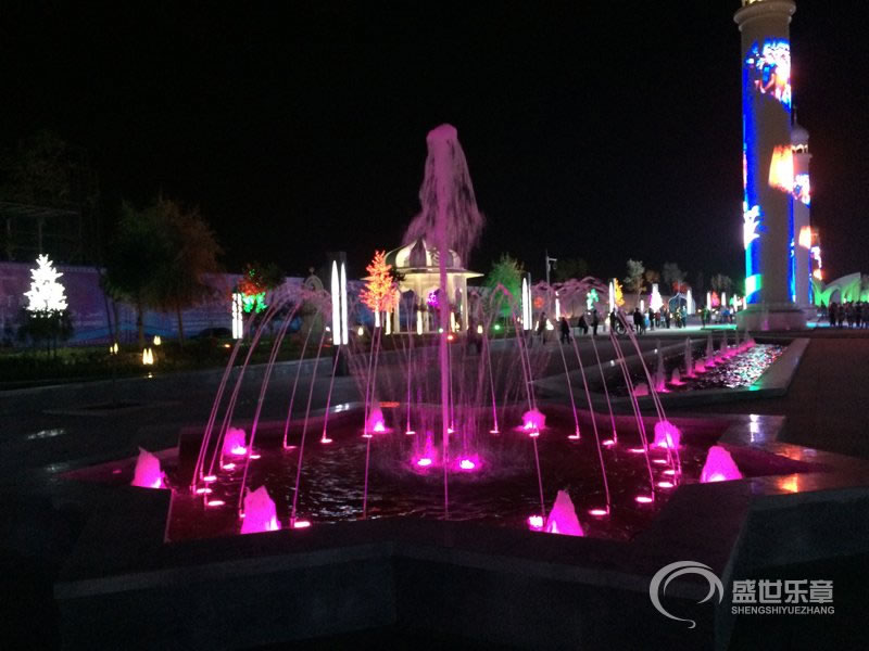 银川中阿之轴西广场水景喷泉