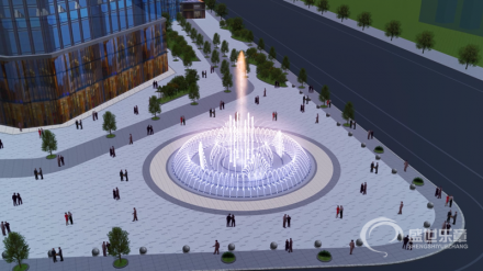 衡水上海公馆音乐喷泉设计方案