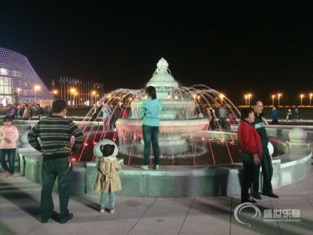 银川中阿之轴西广场水景喷泉